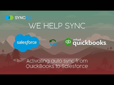 SyncQ Sync Automation - Activating auto sync from QuikBooks to Salesforce