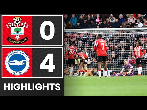 HIGHLIGHTS: Southampton 0-4 Brighton | Premier League