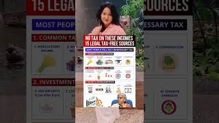 15 Tax Free Income Sources India 2026 💰 No Tax Legal Income #money #income #financewithparul #viral
