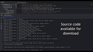 Traveling Salesman Problem + Framework + Python (Prototype Project 02 - Public Version)