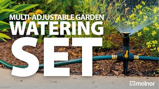Melnor Multi-Adjustable Garden Watering Set | Customizable, Flexible & Worry-Free Watering