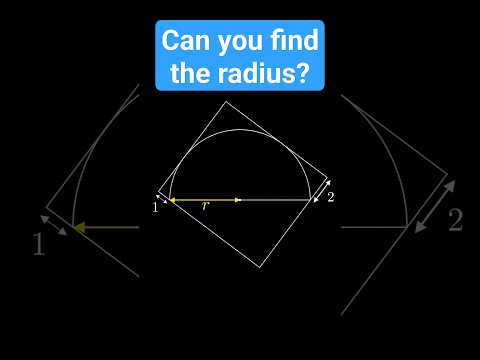 Semi-Circle in Rectangle - This one is NICE! 🥰
