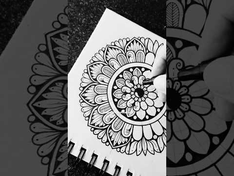 Intricate Mandala Design #mandalaart #creativetherapy