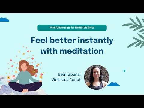 Feel better instantly with meditation | Doctor Anywhere Philippines