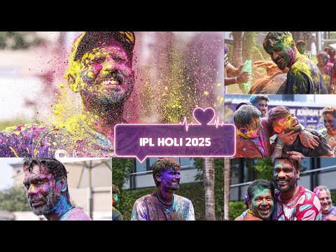 IPL Teams Holi Celebration 2025 | Rajasthan Royals, Gujarat Titans, KKR, LSG | Rishabh Pant