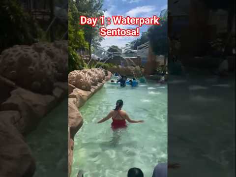 Adventure Cove! Sentosa, Singapore!! Day1 itinerary.. #minivlog #sentosasingapore #waterparkvlog