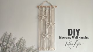DIY Macrame Wall Hanging | Macrame Ribbon Pattern | Macrame Tutorial