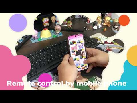 Remote control by mobile phone
