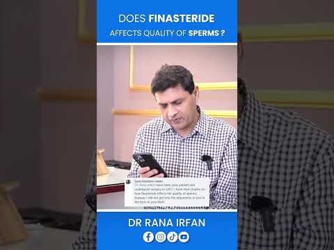 Does Finasteride Affects Quality of Sperms ?#drranairfan #hairfall #hairtransplant #fyp #shorts