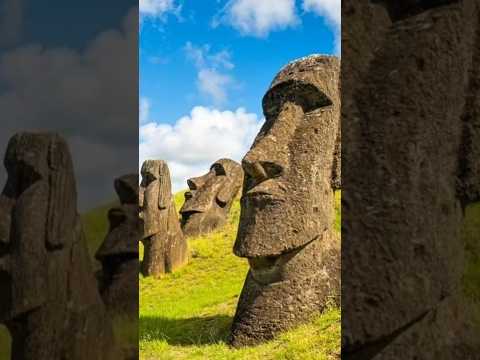 🗿🌊 Easter Island: Faces of Forgotten Wisdom #culturalheritage #shorts