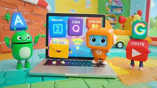 A to Z Computer Words for Kids 🖥️ | Fun Pixar-Style Animation | Learn Tech Alphabet!