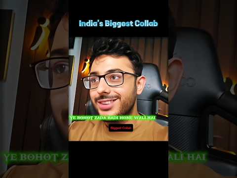 Carryminati's Biggest Collab Ever 🤑 #carryminati #collaboration #trollface #shorts #shortsfeed