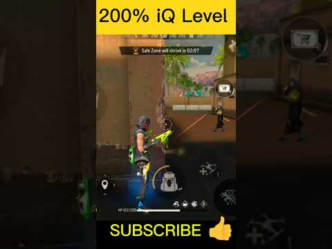 200% iQ Level [Solo vs squad] Garenafreefire #freefire #shorts