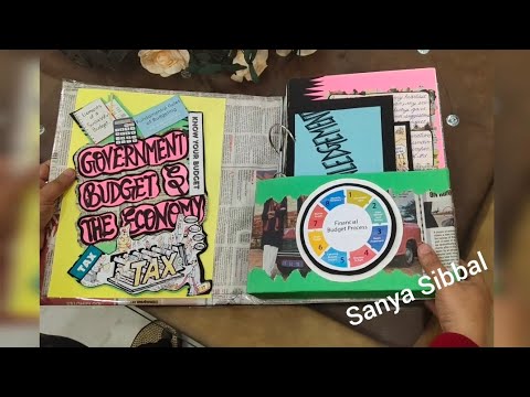GOVERNMENT BUDGET & THE ECONOMY | ECONOMICS PROJECT CLASS 12 | #cbse #class12 #creative