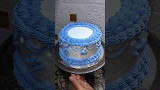 Blue Purple Creamy Vanilla New Design @Keshavkacake #shortsfeed #shorts #viral #trending #cake