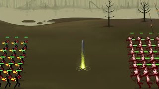 26 Fire Elementals vs. 40 Archidons - Stick War 2 - Fully Automated