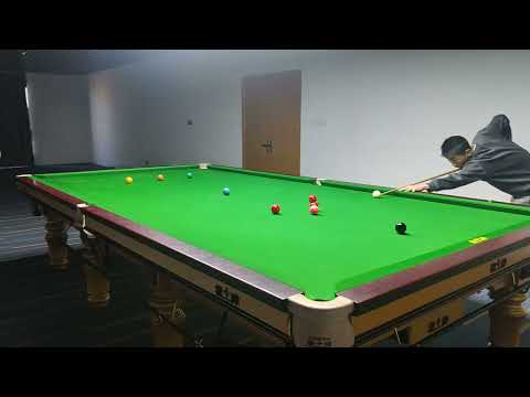 My 14 year old student Zhou Jinhao has a 147 doing the Ronnie O'Sullivan routine