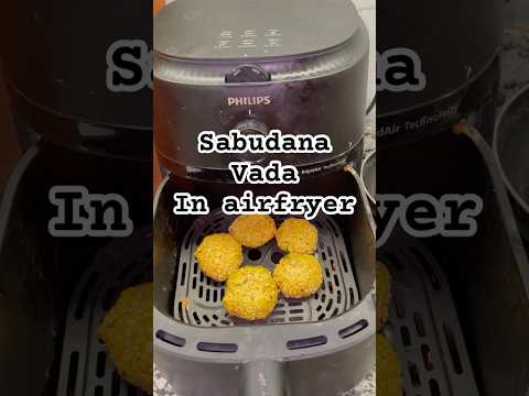 Sabudana vada in airfryer 😱 #food #airfryer #swinkybites