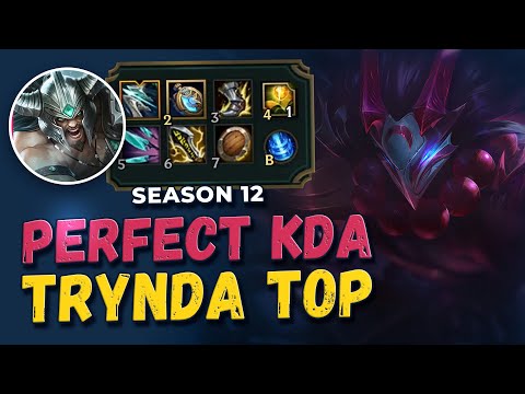 PERFECT KDA TRYNDAMERE TOP | The Hard Road to Diamond as a Gold Player
