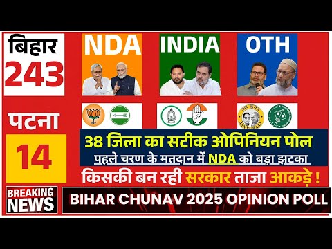 Bihar Election 2025 Opinion Poll 2025 | Bihar Vidhansabha Chunav 2025 Opinion Poll Survey Analysis