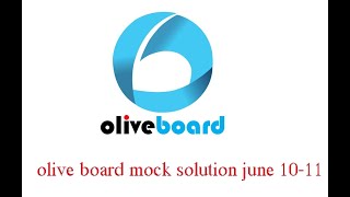 olive board live mock solution #oliveboard #mocktest #ssccgl #sscchsl