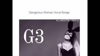 Ariana grande vocal range