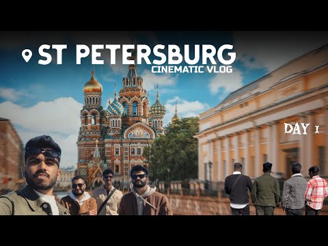 St. Petersburg 4k | Russia | cinematic vlog -DAY 1