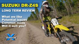 Suzuki DR-Z4S long term review - pros, cons and common mods︱Cross Training Adventure