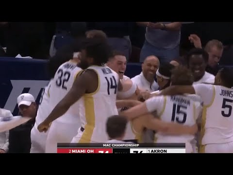 Miami Ohio vs Akron Highlights 3/15/25 | 2025 College Basketball Highlights