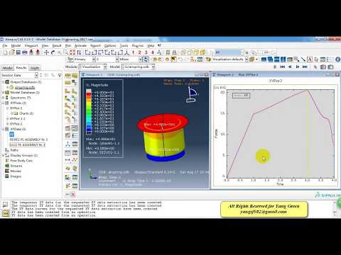 ABAQUS Tutorial Step By Step Simulation of air spring