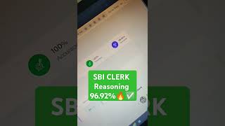 SBI CLERK reasoning testbook sectional test😄 96.92%✅🔥 #ibps #mocktestbook #guidely #testbook #mock