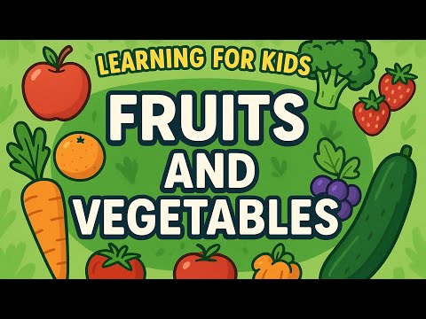 Yummy Fruits & Veggies! 🍓🥕 | Preschool Food Learning Video