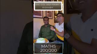 AIR SSC CGL 2021 RANK 1🥰🔥 MATHS 200/200 #ssc #ssccgl #rank1