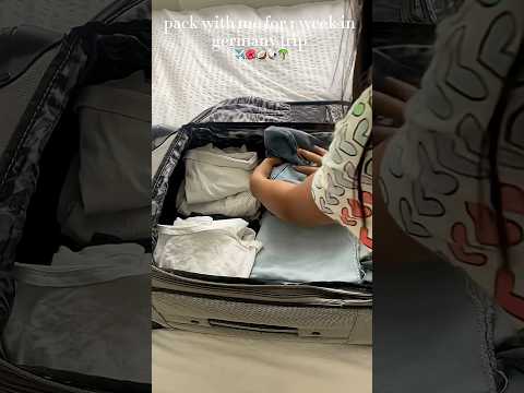 pack with me✈️🌺#preppy #preppyvlog #trend #packing #pack #packwithme #vacation #europetrip #germany