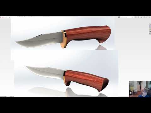 Modeling a Knife Handle in SolidWorks