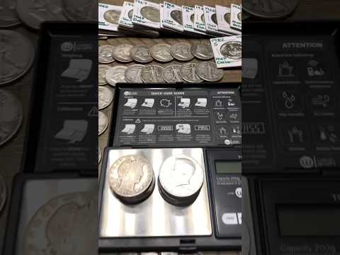 Why you should check the thinkness of Silver Half Dollars #silverdollar #silverhalfdollar