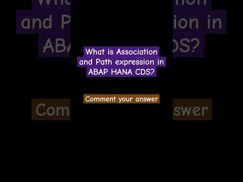 ABAP interview question#cdsview #sapabap #abaponhana