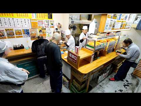 Late-Night Soba by an Ex-Sushi Chef! Tokyo's Standing Soba Shop Serves Top-Grade Tuna!丨Tachigui Soba