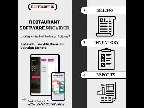 🍽️ Best Restaurant Software Provider – RestosoftIN! 🚀