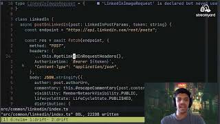 LIVE: Code with me | Integrating LinkedIn Image API on Relay