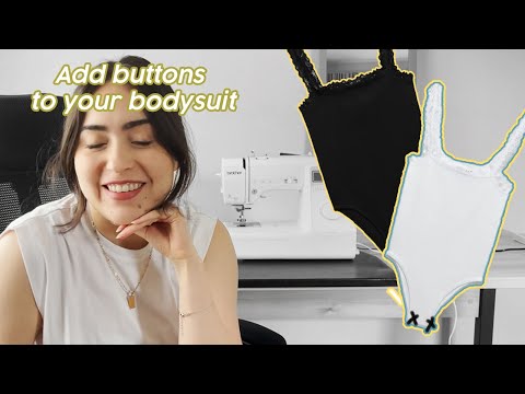 DIY Quick fix: add buttons to your bodysuits & toys from my dog  part 1 // COSAMBELLA