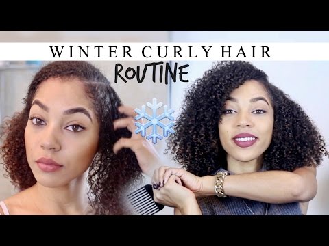 Winter Curly Hair Routine ❄️ | Super Moisturized Wash & Go