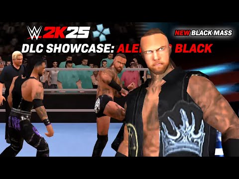 WWE 2K25 PSP: Aleister Black DLC Gameplay (New "Black Mass")