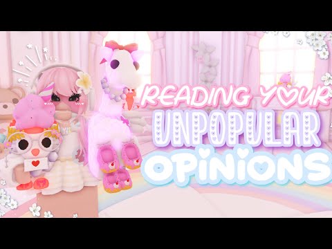 ♡₊˚ ᵕ̈  Reading Your Unpopular Opinions! - #adoptme #adoptmegame ⋆ ˚。⋆୨୧˚