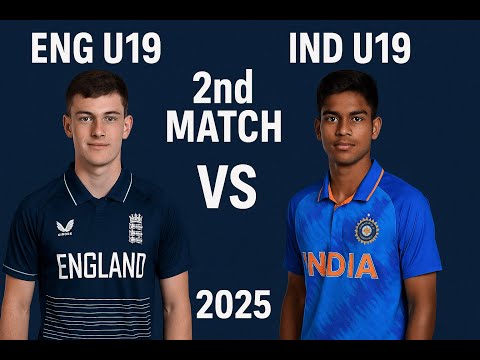 Watch LIVE  IND U19 vs ENG U19 | 2nd Youth ODI | Cricket Live Streaming 2025