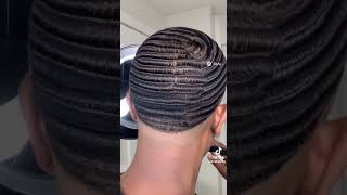 How did he get his 360 waves to look like this check it out#hairstyle#barber#viral