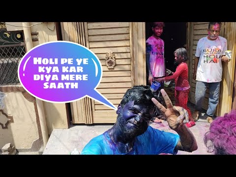 Holi pe ye kya bana diya muje 😂😂