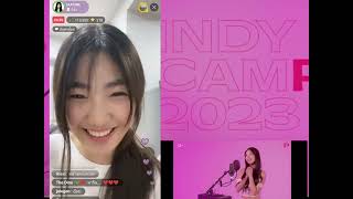 น้องมารีน รีแอค เพลงอย่ามาทำให้เขิน🥰 #marinebnk48 #neniecgm48 #bnk48 #cgm48 #ir48