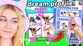 Trading Players Dream Pets From Profiles In Adopt Me..