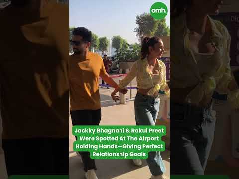 Jackky Bhagnani & Rakul Preet Were Spotted At The Airport Holding Hands I Perfect Relationship Goals